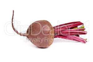 Fresh red beet isolated on  white