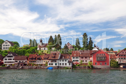 view of Stein Am Rhein. Switzerland. Europe