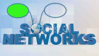 Social networks wtih chroma keys