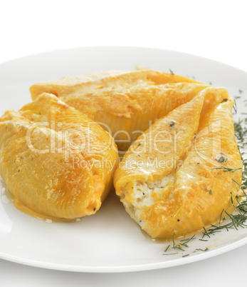 Pasta Shells Filled With Cheese