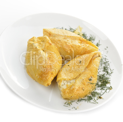 Pasta Shells Filled With Cheese