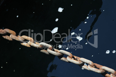 Old anchor chain