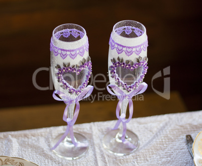 Wedding glass