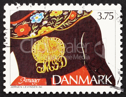 Postage stamp Denmark 1993 Ethnic Jewelry, Amager