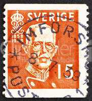 Postage stamp Sweden 1938 King Gustaf V