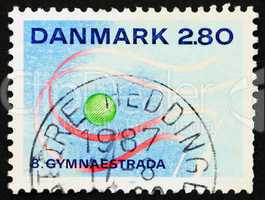 Postage stamp Denmark 1987 8th Gymnaestrada, Herning