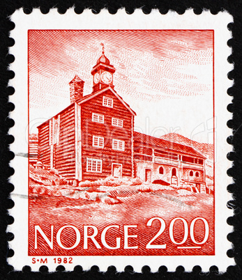 Postage stamp Norway 1982 Tofte Estate, Dovre, 16-17th Century