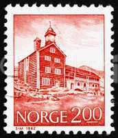 Postage stamp Norway 1982 Tofte Estate, Dovre, 16-17th Century