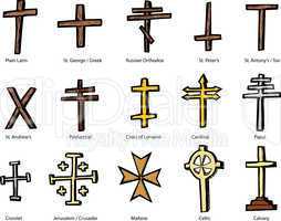 Various Christian Crucifix Designs