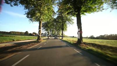 Autofahrt-On-Board-Cam
