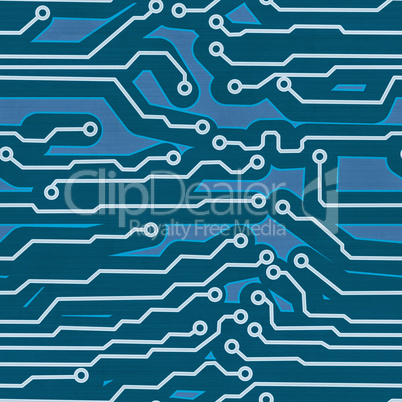 blue computer circuit board seamless background