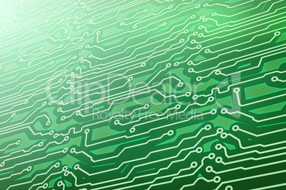 green computer circuit board