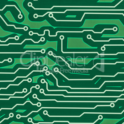green computer circuit board seamless background