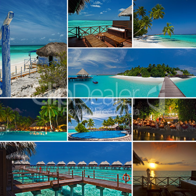 Malediven Collage