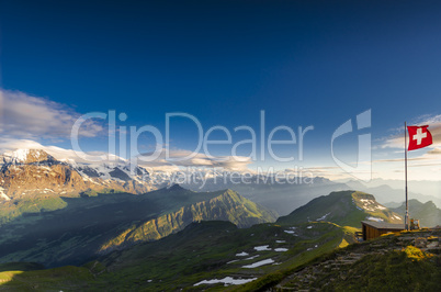 Sonnenuntergang auf dem Faulhorn