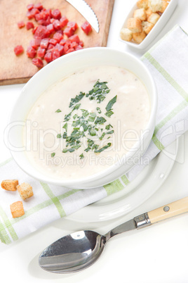 Kartoffelcremesuppe