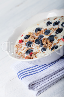 Müsli mit Joghurt