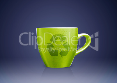 Green tea mug