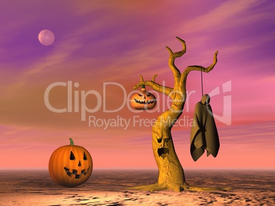 Halloween scene