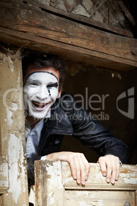 Portrait of a Man mime.