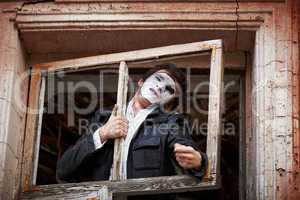 Portrait of a Man mime.