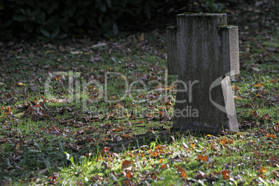 Grabkreuze auf dem Ehrenhain in Detmold