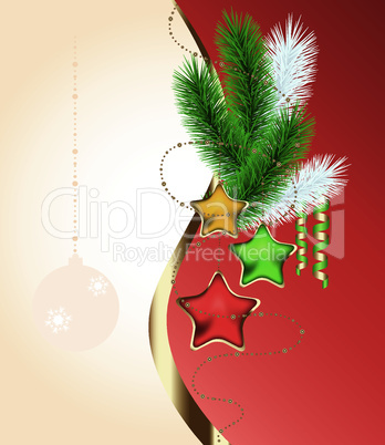 vector abstract xmas background