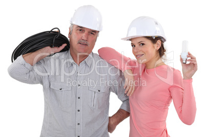 A couple of electrician.
