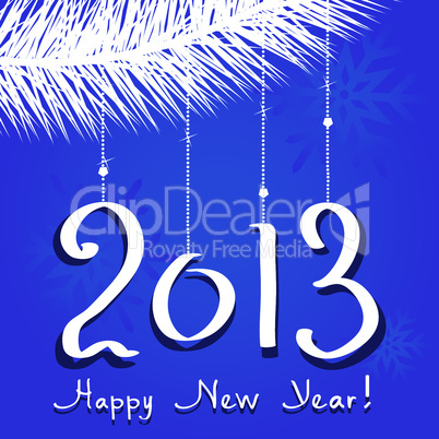 vector 2013 new year