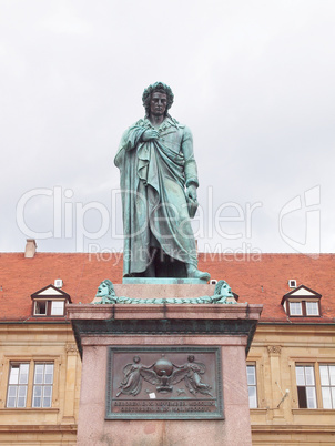 Schiller statue, Stuttgart