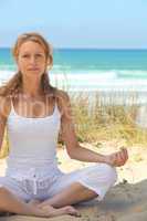 Woman doing yoga