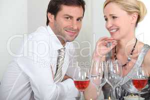 couple at table