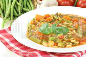 Minestrone mit grünen Bohnen