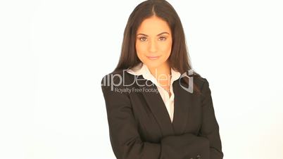 Smiling professional businesswoman