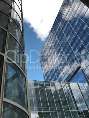 Glas Bank Gebäude