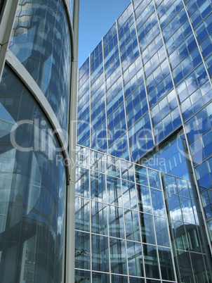 Glas Bank Gebäude