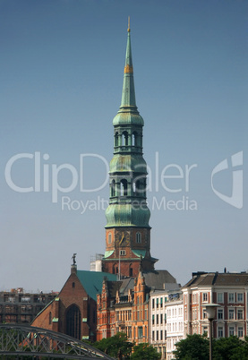 Hamburger Kirche am Hafen