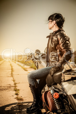 Biker girl