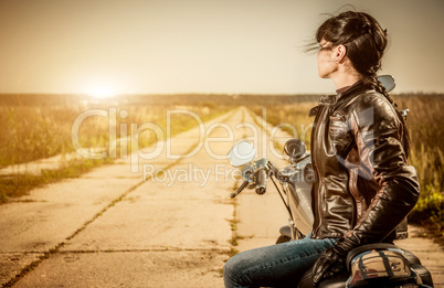 Biker girl