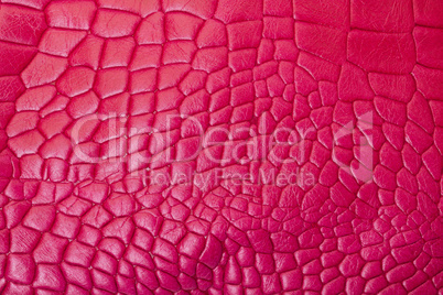 Textured pink leather