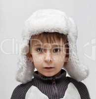 boy in winter hat