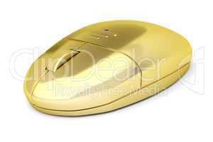 Golden wireless mouse