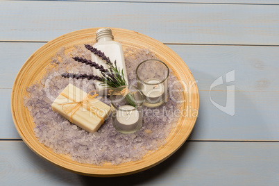 Provence style aromatherapy lavender cosmetic products
