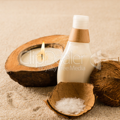 Spa coconut body products