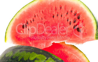 Sliced ripe fresh watermelon