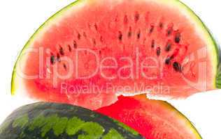 Sliced ripe fresh watermelon