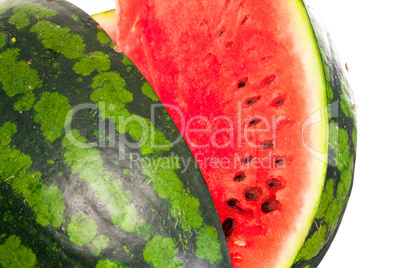 Sliced ripe fresh watermelon