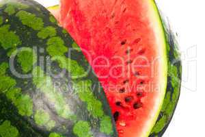 Sliced ripe fresh watermelon