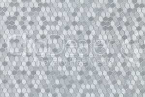 Background of textured silver hexagon