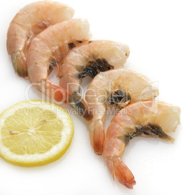 Shrimps With Lemon